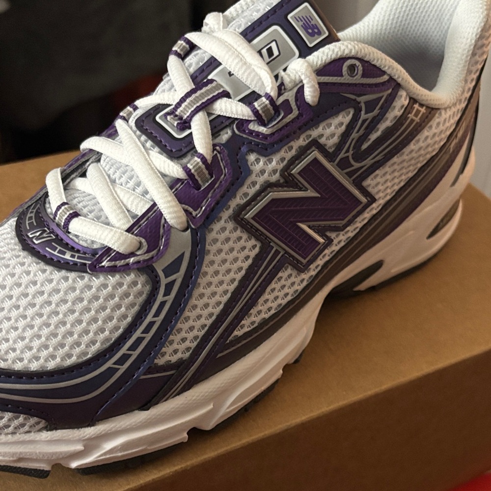New Balance Women's Athletic Shoes in White and Purple